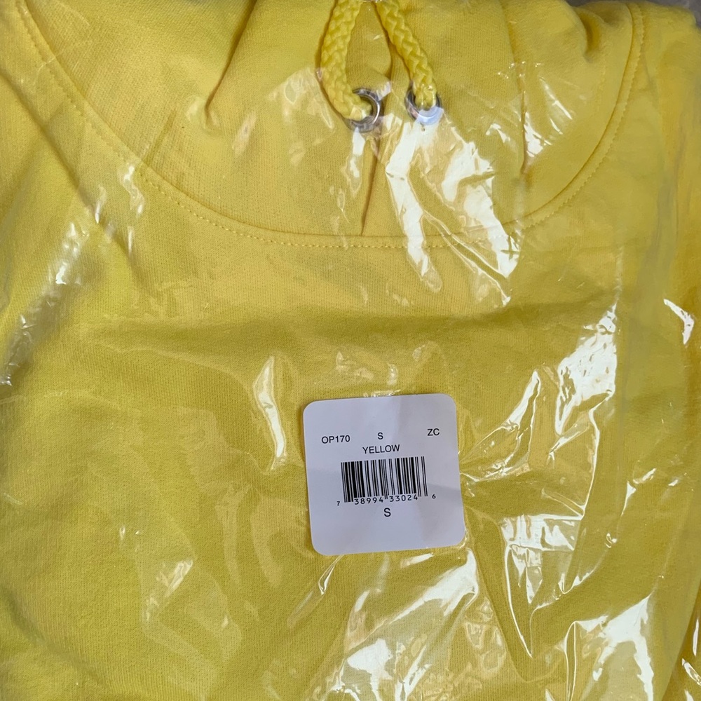 4x Small Brand New Hanes Sweatshirts (2x hooded, 2x crew) in packaging.